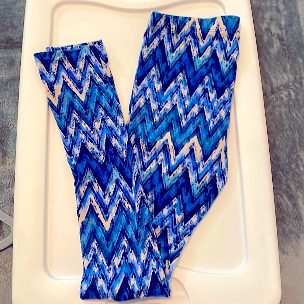 Blue Long Leggings